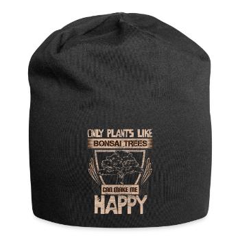 Bonsai Asien - Jersey-Beanie - Schwarz - Vorne