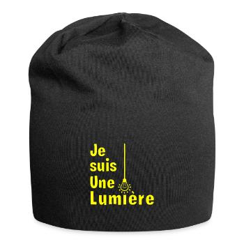 JE SUIS UNE LUMIÈRE ! - Bonnet en jersey - noir - Devant