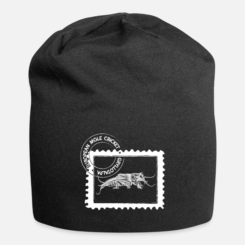 Turquoise snacker - Jersey Beanie - black