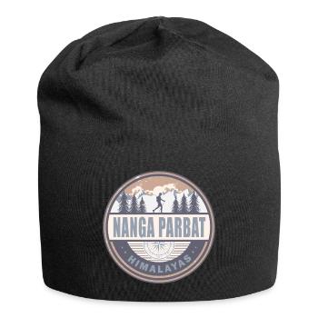 Nanga Parbat Himalayas Pakistan Vintage Hiking - Jersey Beanie - black - Front