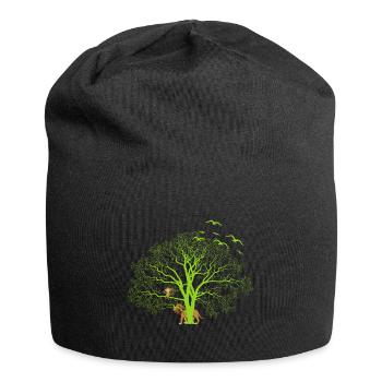 Arbre magique - Bonnet en jersey - noir - Devant