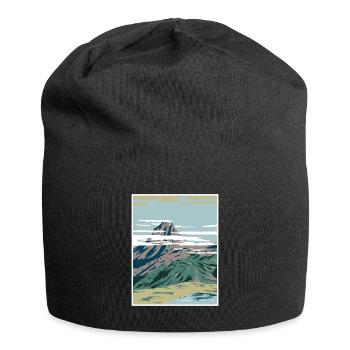 Pyrenäen Nationalpark WPA Poster Art Deco - Jersey-Beanie - Schwarz - Vorne