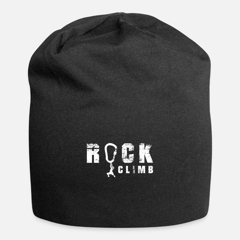 Rock Climb - Bonnet en jersey - noir