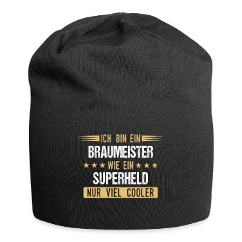 Braumeister Brauerei Bier Beruf Spruch - Jersey-Beanie - Schwarz - Vorne