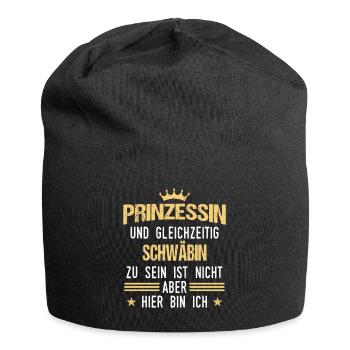 Schwaben Schwabe Schwaben Oberschwaben - Jersey-Beanie - Schwarz - Vorne