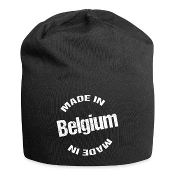 Hergestellt in Belgien blc - Jersey-Beanie - Schwarz - Vorne