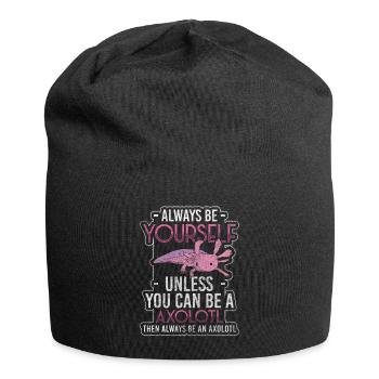 Axolotls Lurch Amphibians - Jersey Beanie - black - Front