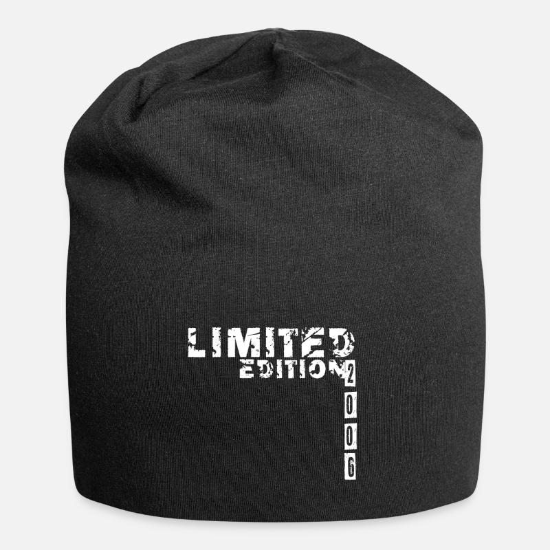 Limited Edition 2006 Geburtstag Jungen Mädchen - Jersey-Beanie - Schwarz