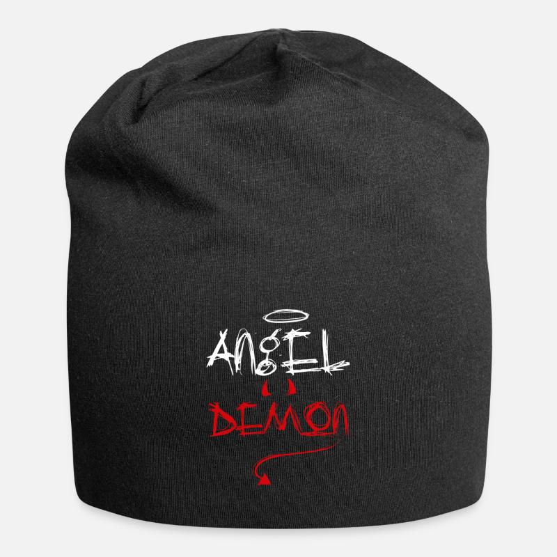 Engel og dæmon - Jersey-Beanie - sort