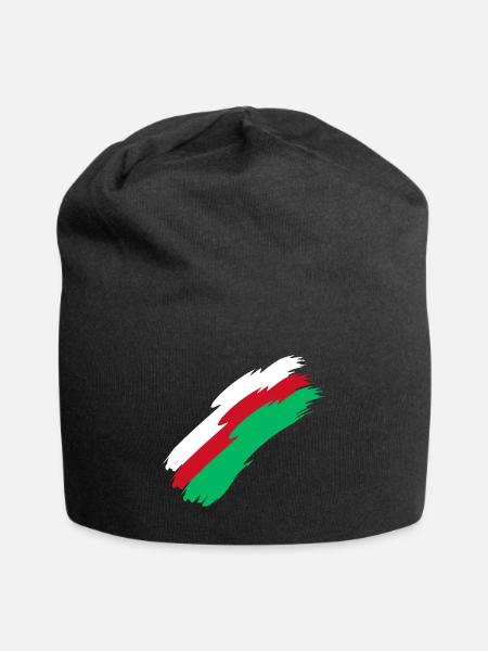 Madagaskar - Jersey-Beanie - Schwarz