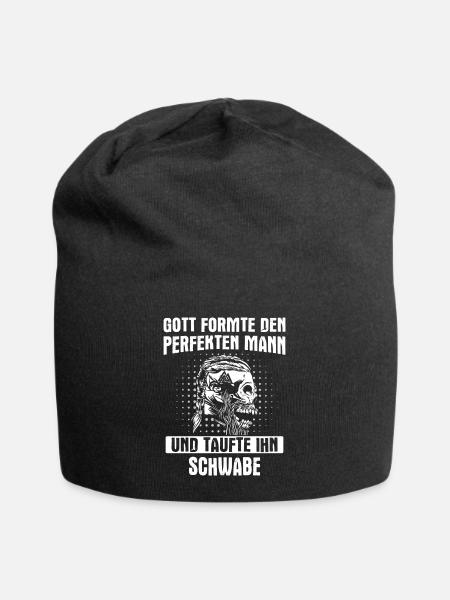 Schwaben Schwabe Schwaben Oberschwaben - Jersey-Beanie - Schwarz