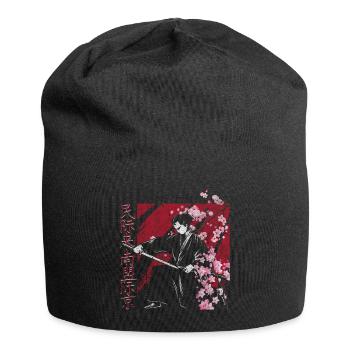 Cherry blossom - Jersey Beanie - black - Front