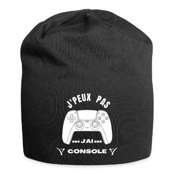 J’peu Pas j’Ai Console - Bonnet en jersey - noir - Devant