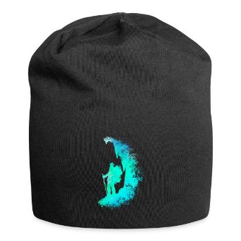 Kletterer / Klettererkunst - Jersey-Beanie - Schwarz - Vorne