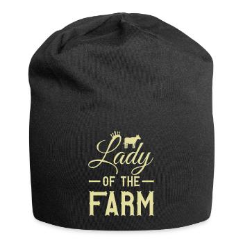 Lady Farmer Landwirtin - Bonnet en jersey - noir - Devant