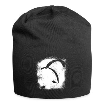 Parapente Spray blanc - Bonnet en jersey - noir - Devant