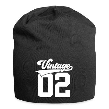 24E ANNIVERSAIRE MILLÉSIME 2002 - Bonnet en jersey - noir - Devant