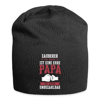 Zauberer Zaubern Magier Zaubertricks Spruch - Jersey-Beanie - Schwarz - Vorne
