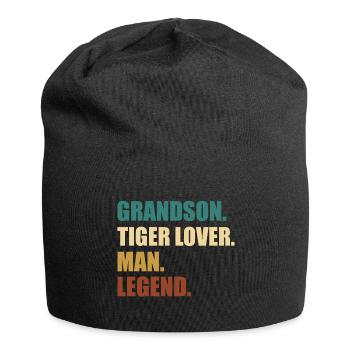 Légende du petit-enfant tigre - Bonnet en jersey - noir - Devant