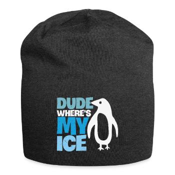 Pingouin Réchauffement climatique Changement climatique - Bonnet en jersey - charbon - Devant