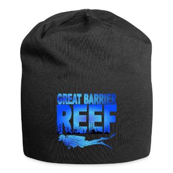GREAT BARRIER REEF - Taucher - Jersey-Beanie - Schwarz - Vorne