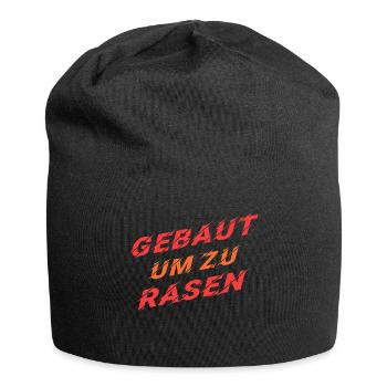 Rennsport Autoliebhaber Auto Statement Raser - Jersey-Beanie - Schwarz - Vorne