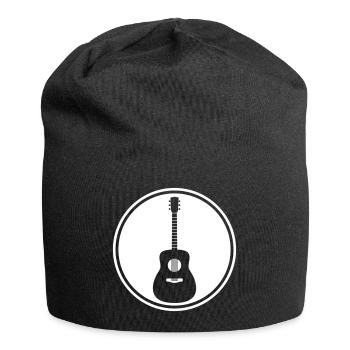 Acoustique de guitare - Bonnet en jersey - noir - Devant
