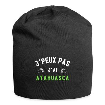 Ayahuasca humour - Bonnet en jersey - noir - Devant