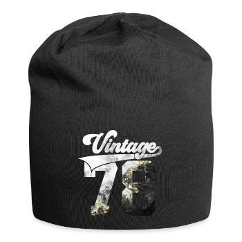 48TH BIRTHDAY VINTAGE 1978 - Jersey Beanie - black - Front