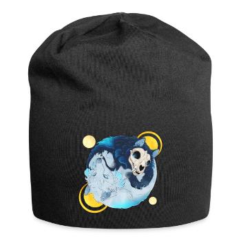 Blue Ink Spirits - Tao Wolves Shadow & Light 2 - Jersey Beanie - black - Front