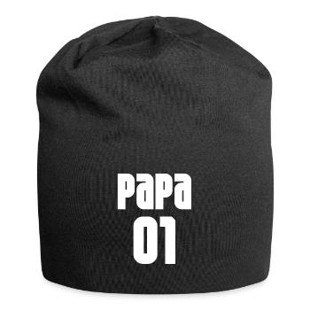 Dad number 01 - Jersey Beanie - black - Front