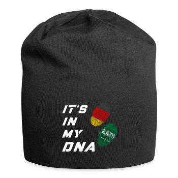 In meiner DNA Deutschland und Saudi Arabien - Jersey-Beanie - Schwarz - Vorne