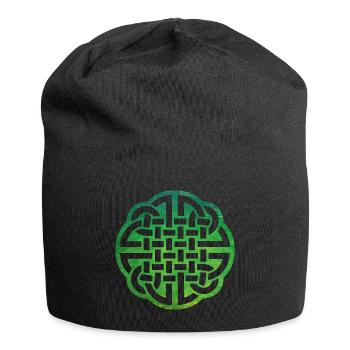 Celtic Knot - Jersey-Beanie - Schwarz - Vorne