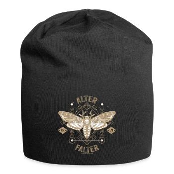 Vintage Alter Falter 1971 - Jersey-Beanie - Schwarz - Vorne