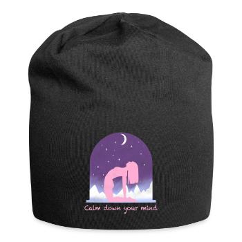 Yoga - Bonnet en jersey - noir - Devant
