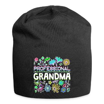 Grand-mère disant Grand-mère Grand-mère Retraite - Bonnet en jersey - noir - Devant