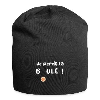 Je perds la boule ! - Bonnet en jersey - noir - Devant