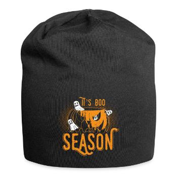 Halloween Geist Gespenst Spruch - Jersey-Beanie - Schwarz - Vorne
