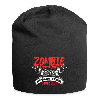 Zombie Apocalypse Zombies Gift - Jersey Beanie - black - Front