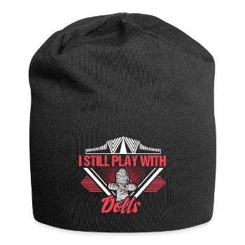 Poupée vaudou disant idée cadeau - Bonnet en jersey - noir - Devant