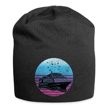Kreuzfahrt - Jersey-Beanie - Schwarz - Vorne
