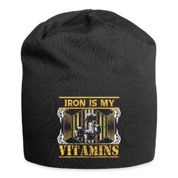 Kraftsport Gym - Jersey-Beanie - Schwarz - Vorne