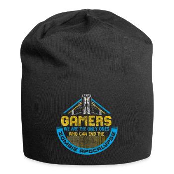 Zombie Apocalypse Undead Epidemic Gift Idea - Jersey Beanie - black - Front