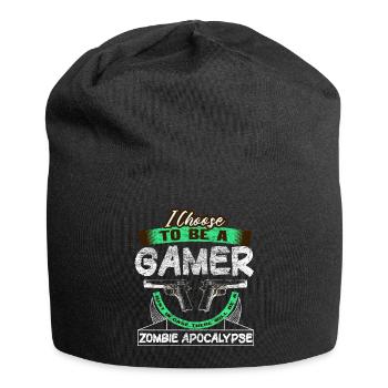 Zombie Apocalypse Gift Idea - Jersey Beanie - black - Front