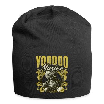 Poupée vaudou disant idée cadeau - Bonnet en jersey - noir - Devant