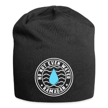 Nein nicht einmal Wasser Ramadan - Jersey-Beanie - Schwarz - Vorne