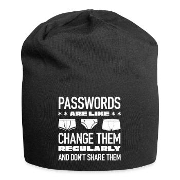 Cyber Security Professional Expert Ethical Hacker - Jersey-Beanie - Schwarz - Vorne