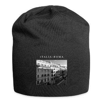 ITALIA - ROMA STREET - Jersey Beanie - black - Front