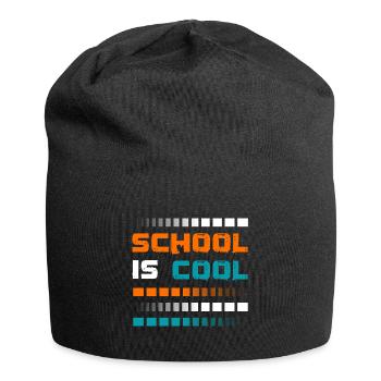 School is cool - Jersey Beanie - black - Front