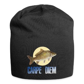 Carpe diem - Bonnet en jersey - noir - Devant
